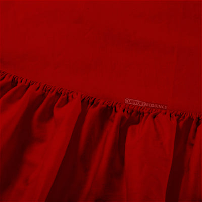 Red Round Sheets
