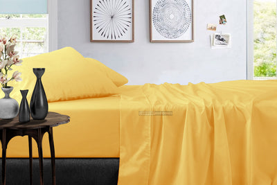 Golden Bed Sheet