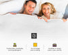 Luxurious White Moroccan Streak Duvet Cover And Pillowcases