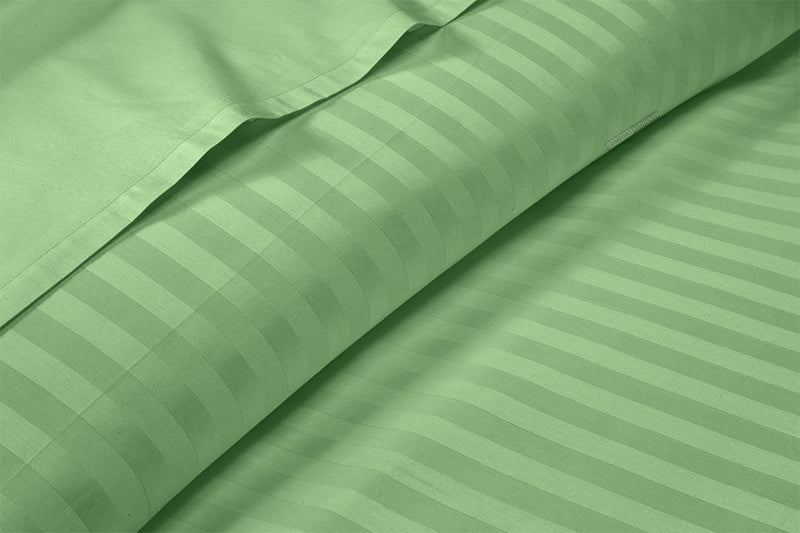 Moss Stripe Flat Sheets