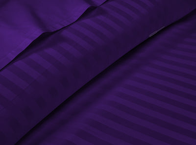 Purple Stripe Bed in a Bag  Set