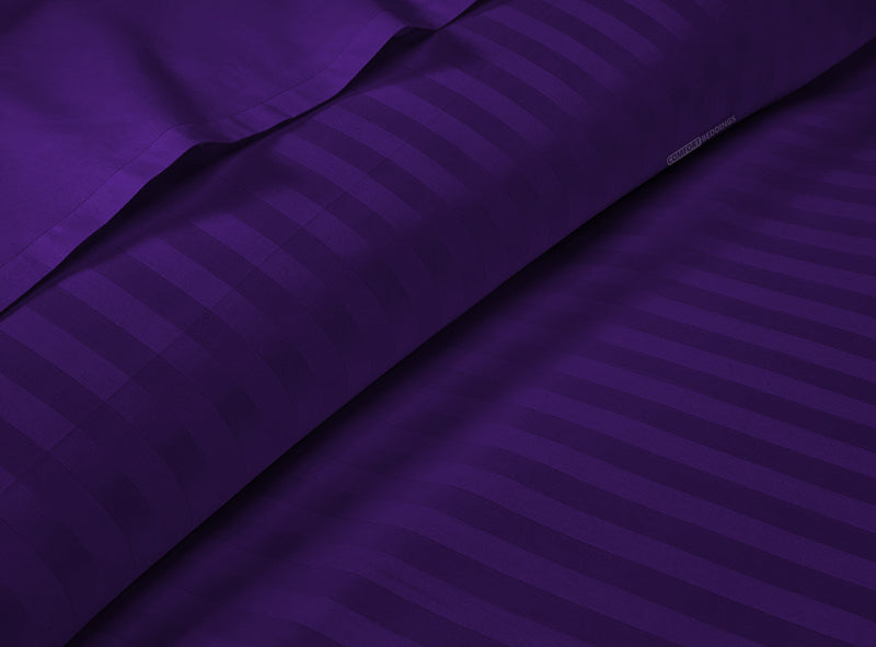Purple Stripe Bedding in a Bag 