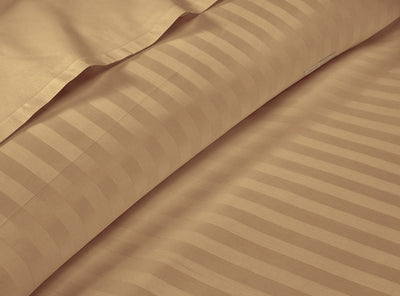 Taupe Stripe Bedding in a Bag Sets