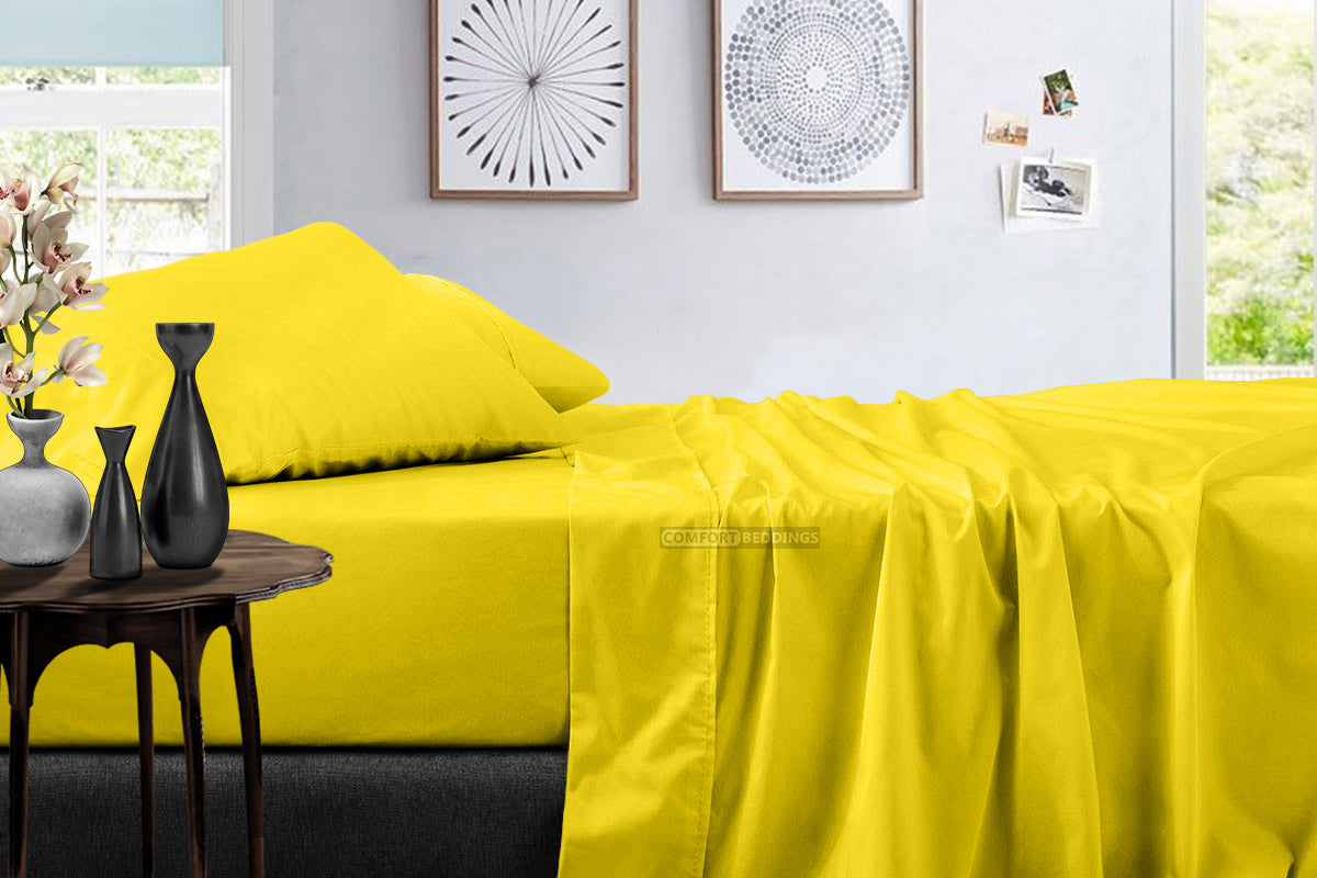Yellow Bed Sheets