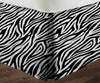 Zebra Print Pleated bed skirts