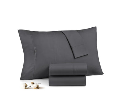 grey pillowcases set