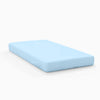 Light Blue Fitted Crib Sheet