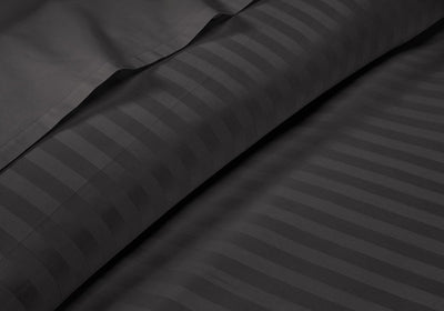Dark Gray Stripe RV Sheet Set