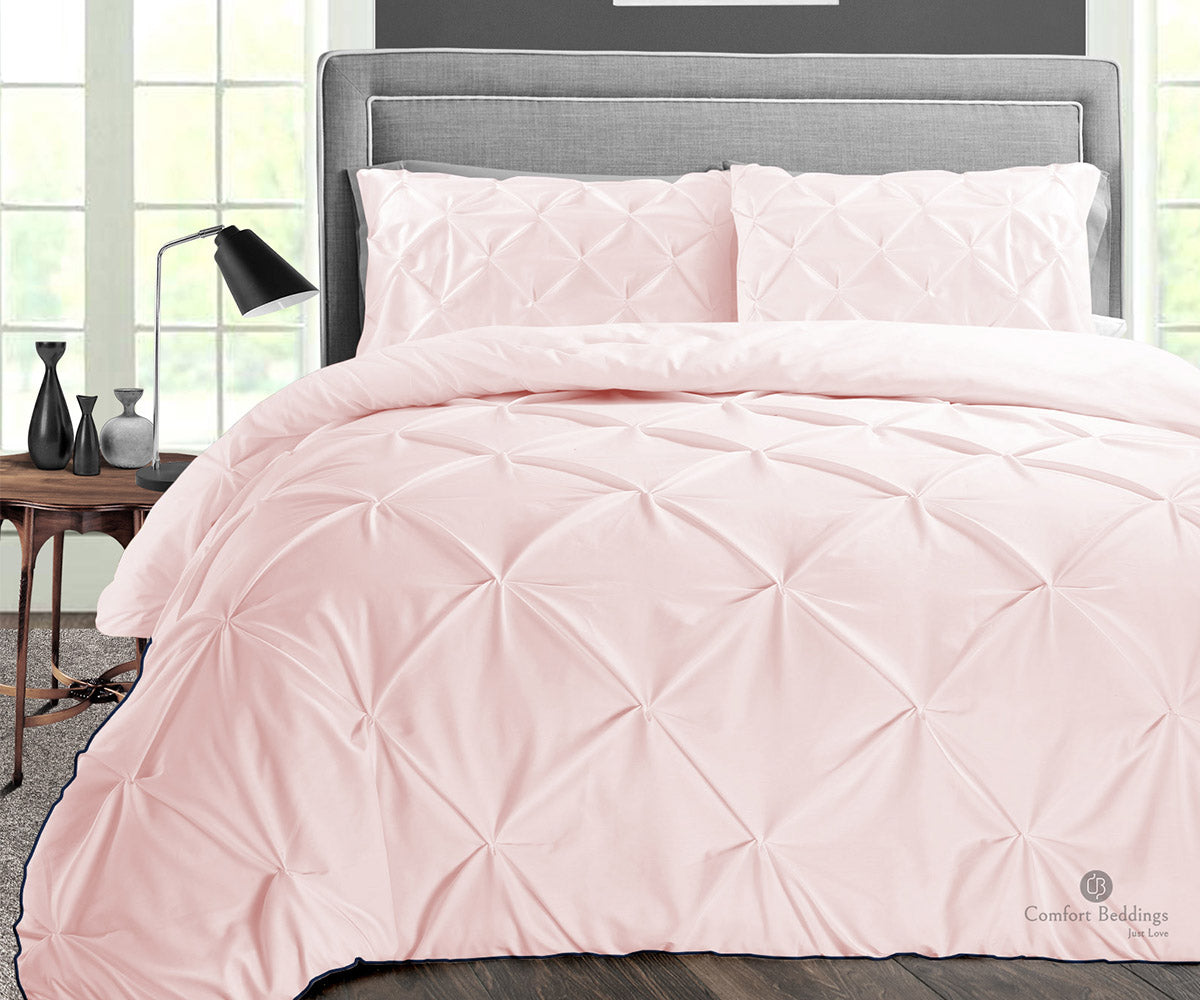 Comfort Beddings Blush Pinch Comforter, 250 GSM siliconized microfiber
