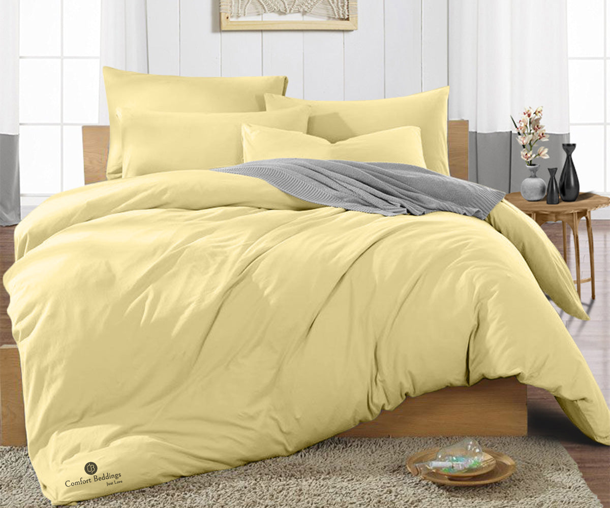 Comfort Beddings Rust striped duvet cover set, 600 thread count Egyptian cotton