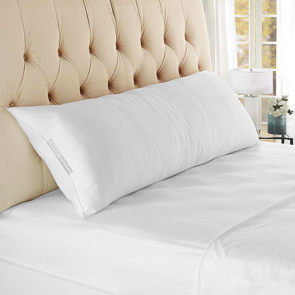 Luxury white body pillow cover