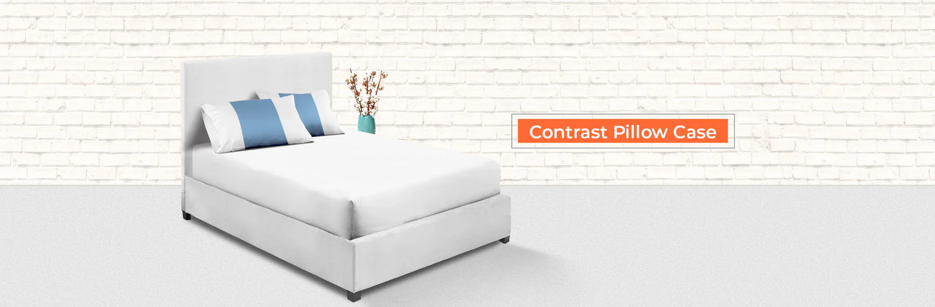 Contrast Pillow Case