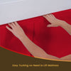 Luxury Blood Red Magic Bed Skirt