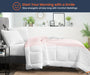 Microfiber Blush Contrast Comforter