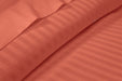 Brick Red Stripe Sheets