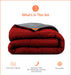 Dark Grey and Burgundy Reversible Comforter
