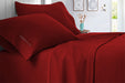 Burgundy Bed Sheet Set