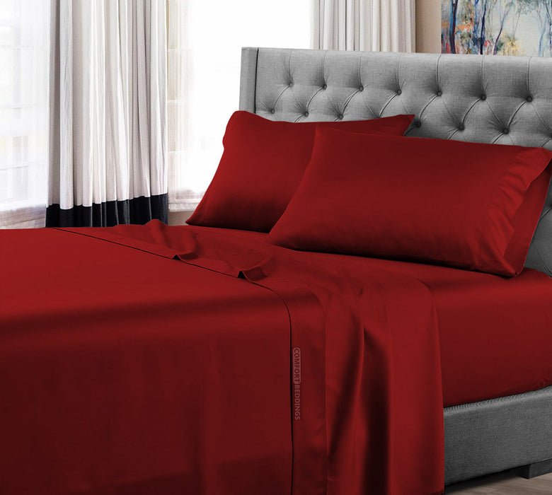 Burgundy Bed Sheet