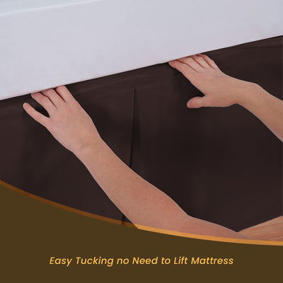 Luxury Chocolate Magic Bed Skirt