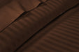 Chocolate Stripe Flat Sheet