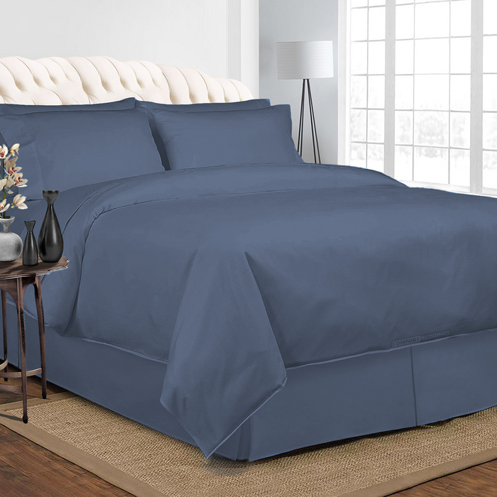 LUXURY 100% COTTON MEDITERRANEAN BLUE BED IN A BAG