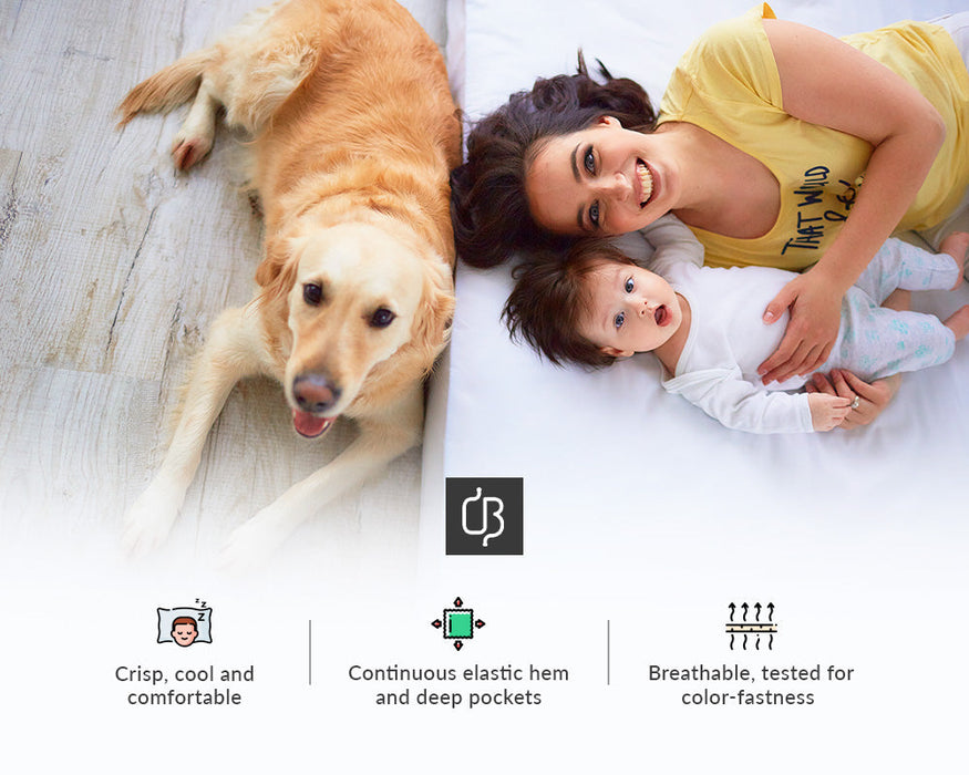 LUXURY 1200 THREAD COUNT IVORY FITTED SHEETS