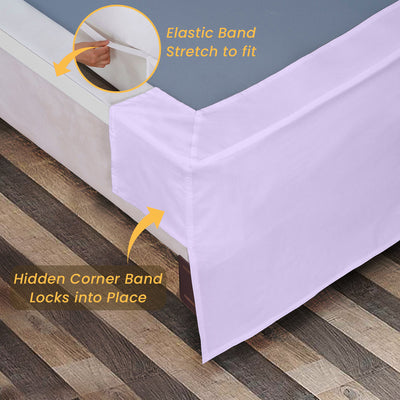 Luxury Lilac Magic Bed Skirt