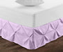 Lilac Pinch Bed Skirts