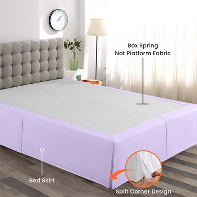 Luxury Lilac Magic Bed Skirt