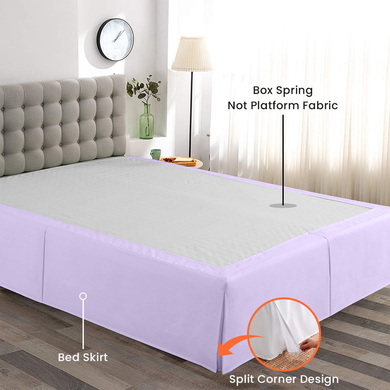 Luxury Lilac Magic Bed Skirt