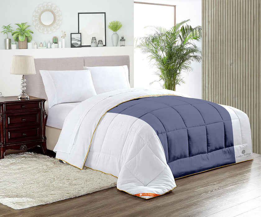 Luxury Mediterranean Blue Contrast Comforter