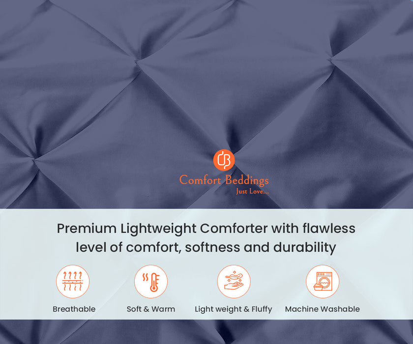 Best Selling Mediterranean Blue Half Pinch Comforter