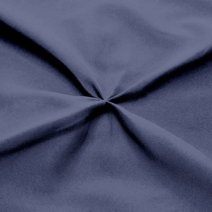 Luxury Mediterranean Blue Pinch Bed Skirt