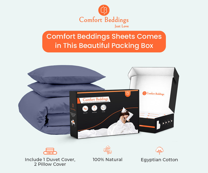 LUXURY MEDITERRANEAN BLUE DUVET COVER SET