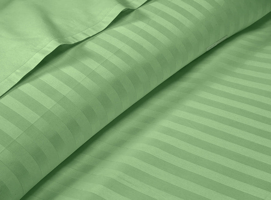 moss stripe bed in a bag