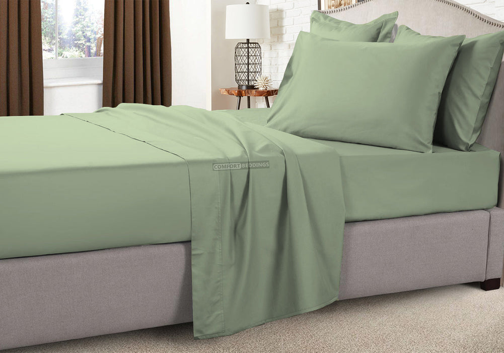 Luxury 1200 Thread Count Moss RV Sheet Set 100% Egyptian Cotton
