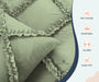 Moss Diamond Ruffled Duvet Covers