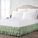 Moss Multi Ruffle Bed Skirt