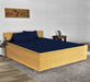 navy blue stripe waterbed sheets set