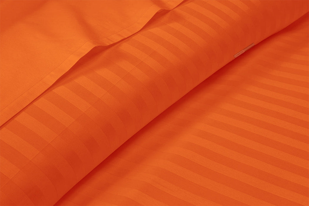 Orange Stripe Pillowcase