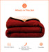 Marron and Peach Reversible Comforter