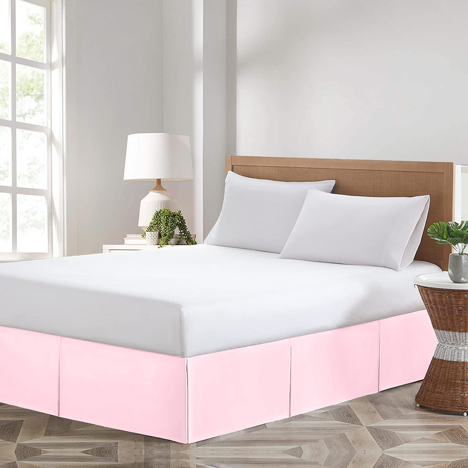 Luxury Pink Magic Bed Skirt