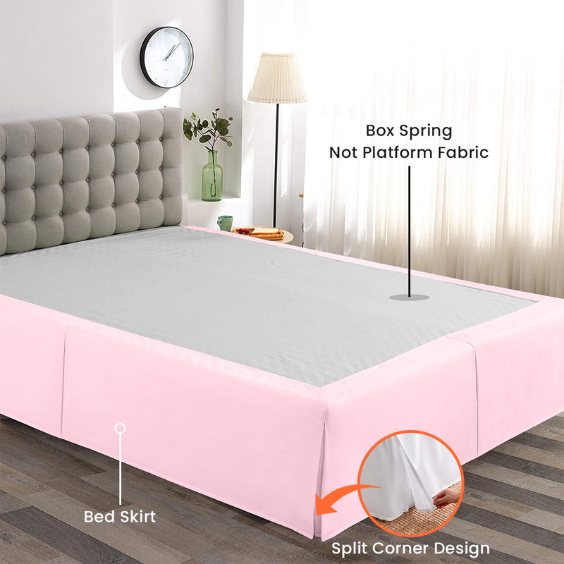 Luxury Pink Magic Bed Skirt