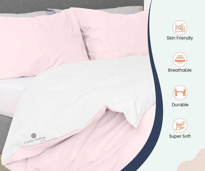 Pink Reversible Duvet Covers