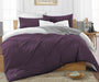 Plum Reversible Duvet Covers