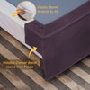 Luxury Plum Magic Bed Skirt