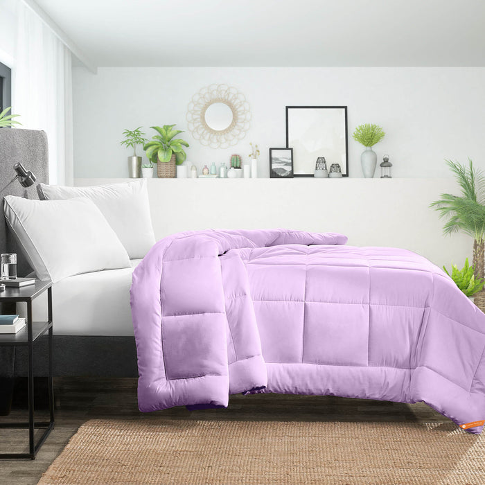 Lilac and Purple Reversible Comforter