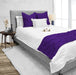 Purple Pinch Bed Runner