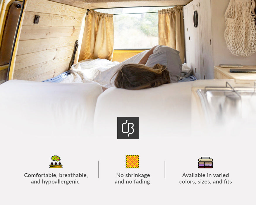 Luxury 1200 Thread Count Moss RV Sheet Set 100% Egyptian Cotton