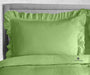 Sage Green Trimmed Ruffle Duvet Cover